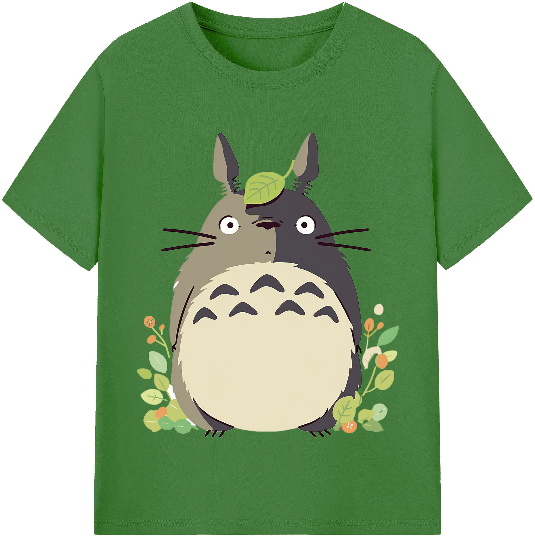 （画像用） となりのトトロ 草壁メイ 草壁サツキ My Neighbor Totoro Satsuki Kusakabe Mei Kusakabe レディースカジュアルプリントTシャツ（綿100％）